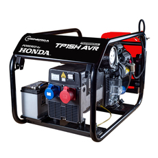 Rámová profesionální elektrocentrála TP 15 HP s podvozkem