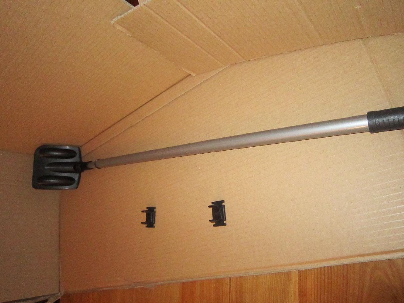 Čistící škrabka k traktoru, teleskopická