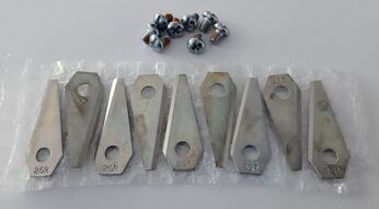 Sada náhradních žacích nožů Miimo řady 40 a 70 ( obsahuje 9 ks )