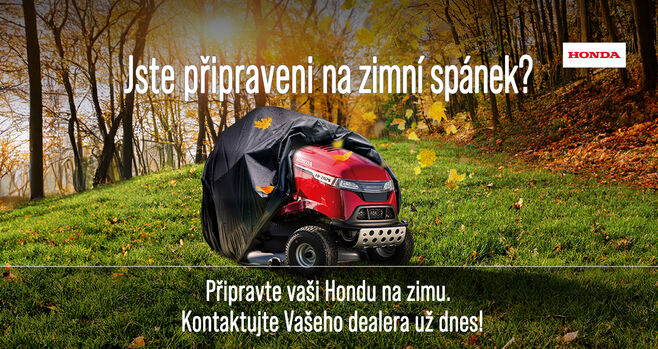 Nezapomeňte zazimovat své stroje