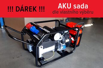 Rámová profesionální elektrocentrála TP 12 HP s podvozkem