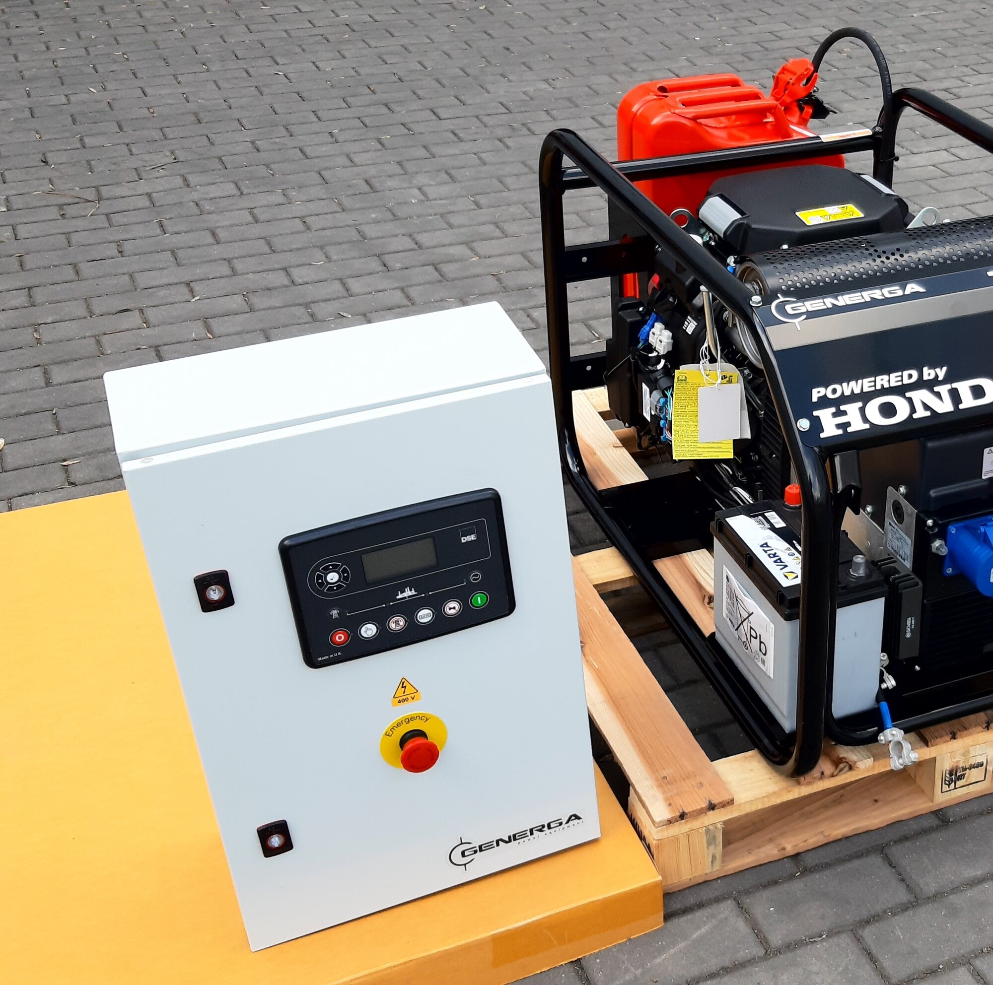 Rámová profesionální elektrocentrála SP 10 H AVR AMF (s automatikou startu)